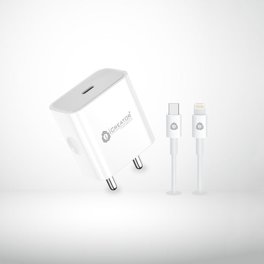 20W USB-C Power Adapter + USB-C to Lightning Cable