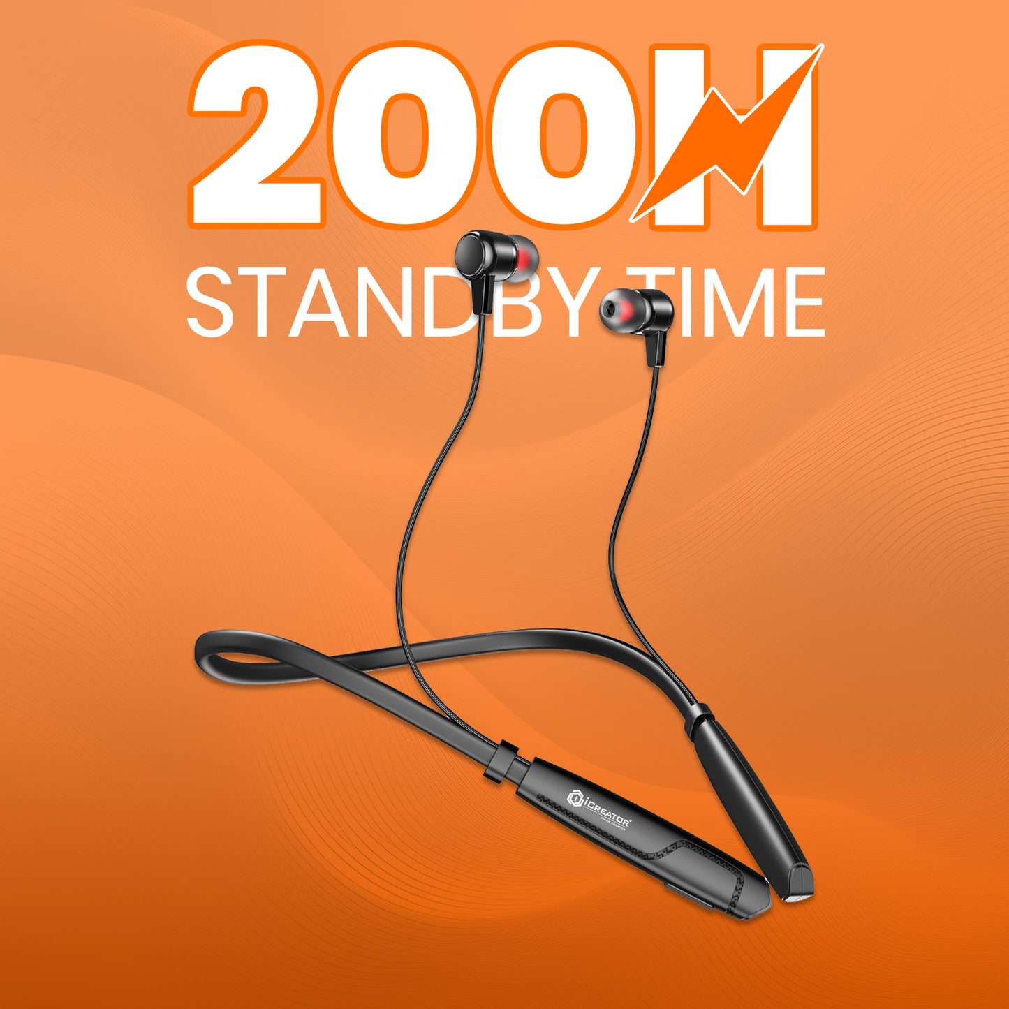 Black Series Neckband Earphones | 50H Playtime