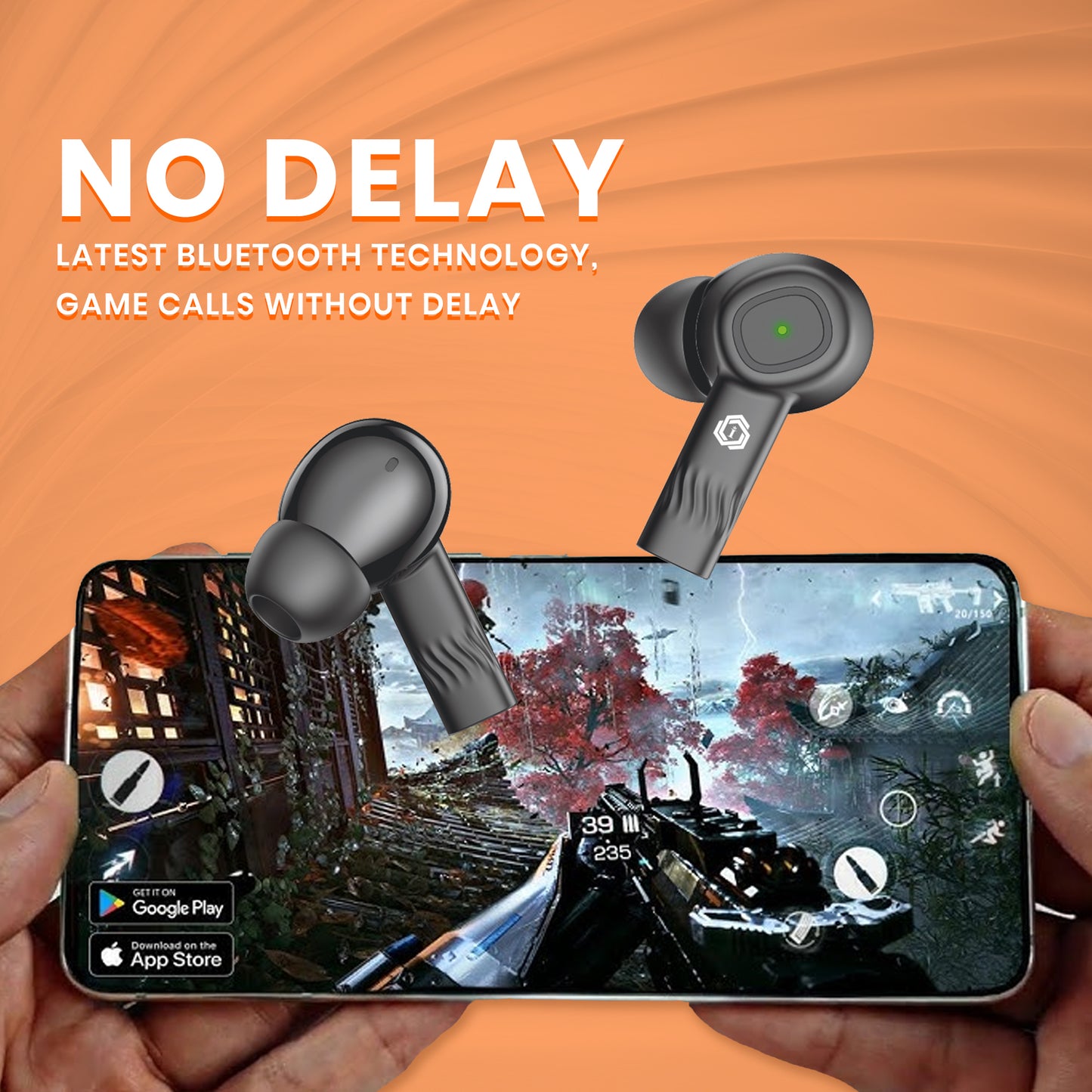 Desire Series 50 Hours Music Time True Wireless Earbuds