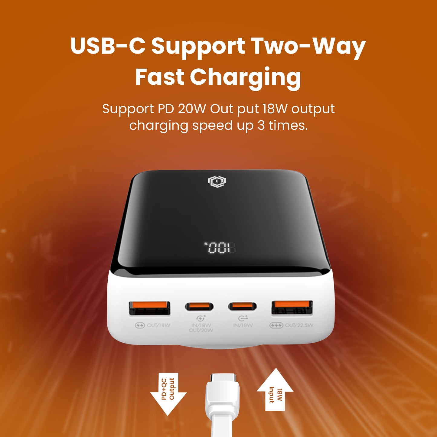 Jumbo Series 20000mAh Magnetic Wireless Power Bank | 22.5W Fast Charging
