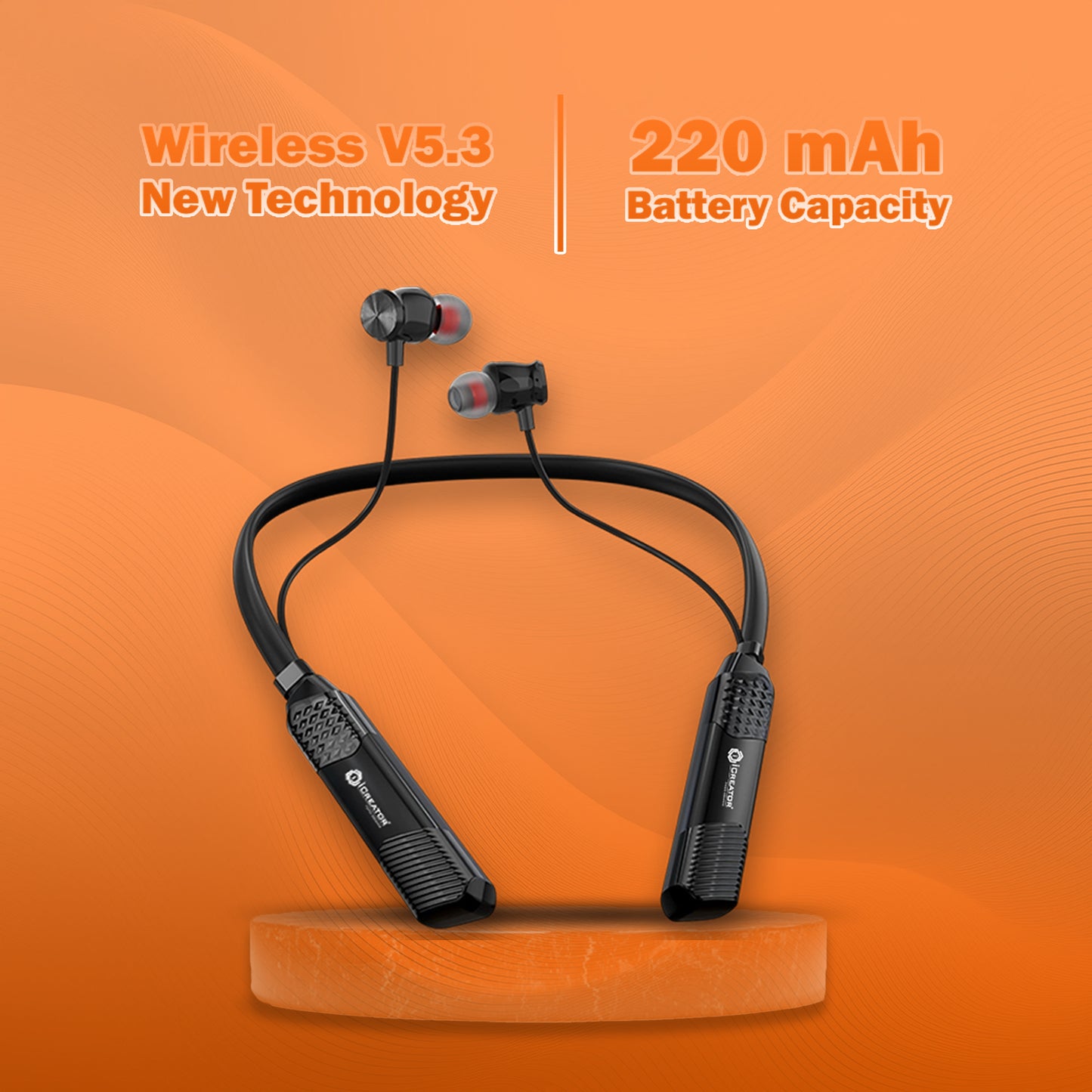 Maharaja Series Bluetooth Neckband | 200H Backup & 50H Talk Time