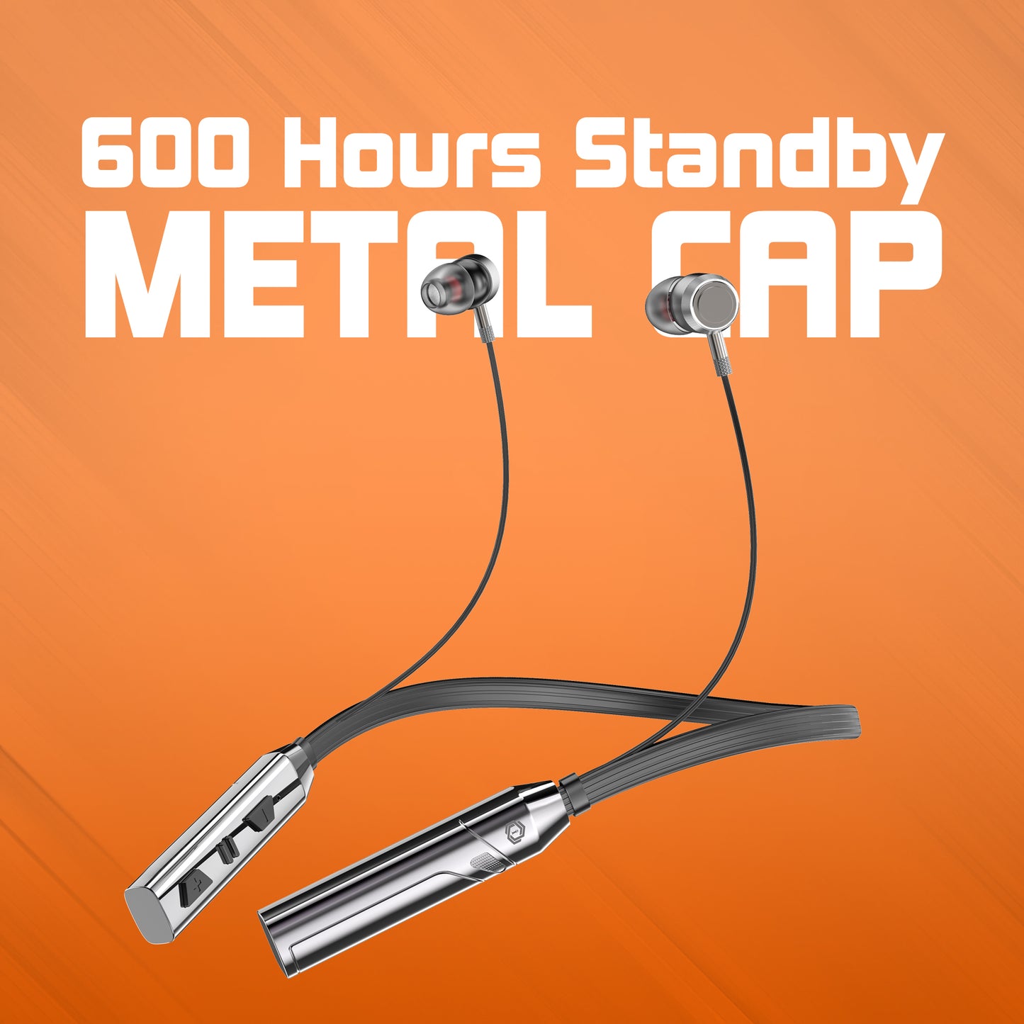 Mountain Series Bluetooth Neckband | 600H Standby, Wireless V5.3, XL Battery