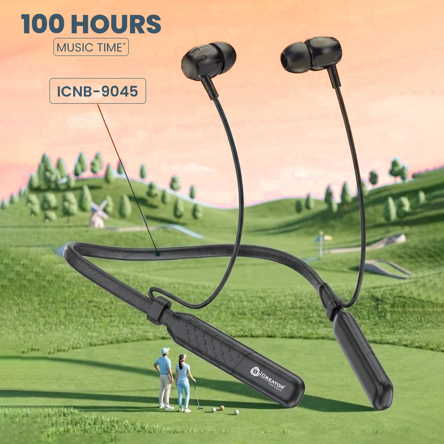 Rise Series Neckband | 100 Hours Music Time