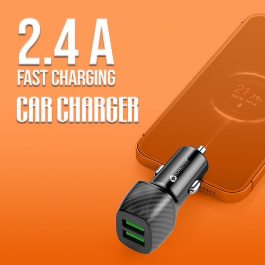 Swift Series Car Charger | 2.4A Fast Charging