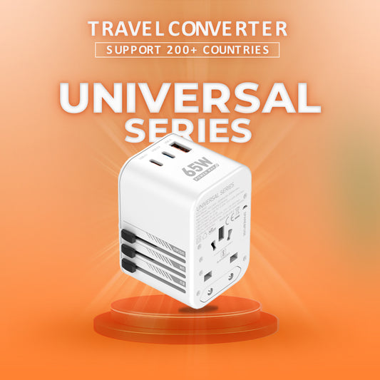 Universal Series Travel Converter | 65W Quick Charge