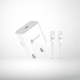 20W USB-C Power Adapter + USB-C to USB-C Cable