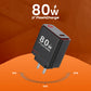 80W Flash Charge Multi Protocol Charger With USB - A To Type C Cable