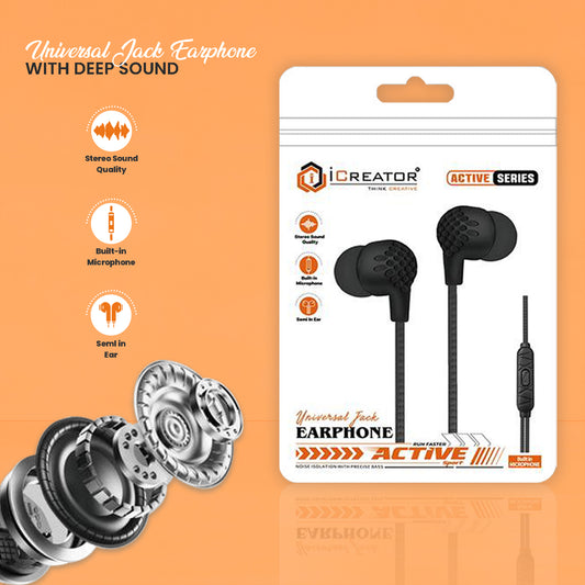 Active Series Wired Earphone