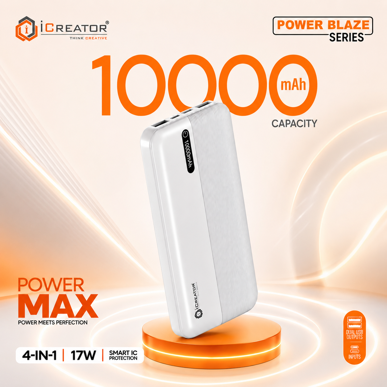 Power Blaze Series 10000 mAh Powerbank