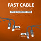 OG Series 65W Fast Cable | Type C to Type C | 25W Type C to Lightning