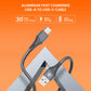 Penther Series Data Cable 65W Fast Charging USB A To  | V8 | Type C | Lightning